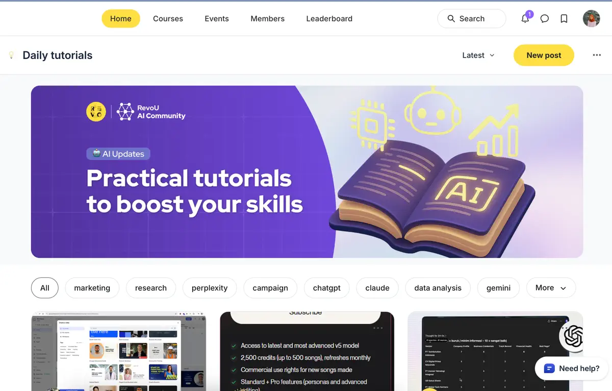 Konten tutorial AI